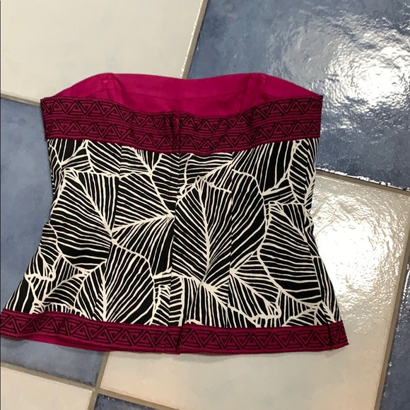Size 2 pink and black boustier - Picture 2 of 3